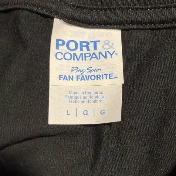 Port and Company Heavy Metal And Beer Funny Graphic T-Shirt Black Size Large - Picture 4 of 5